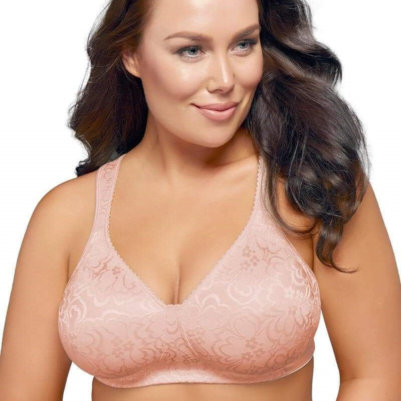 PLAYTEX Ultimate Lift and Support Wire Free Bra Y1055H - Blue Velvet/ Mother of Pearl/ Sandshell