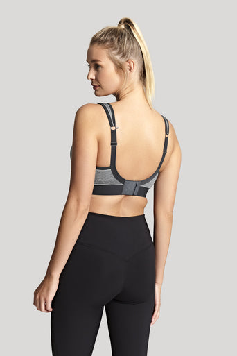 PANACHE Non Wired Sports Bra 7341 - Charcoal Marl