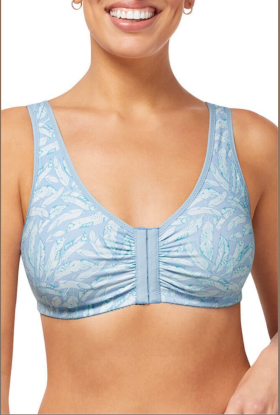 AMOENA Frances Non Wired Front Closure Bra 2128 - Print
