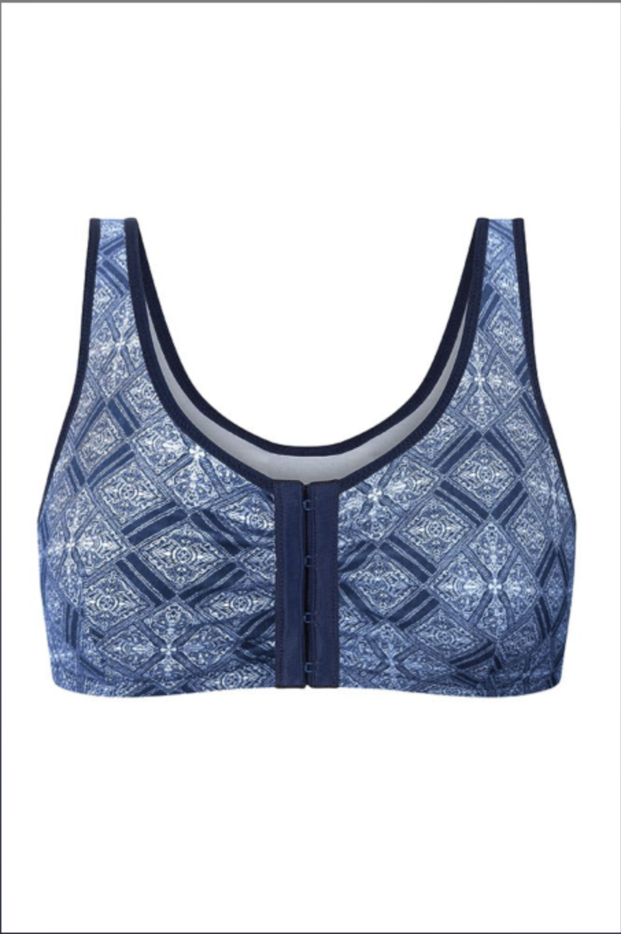AMOENA Frances Non Wired Front Closure Bra 2128 - Print