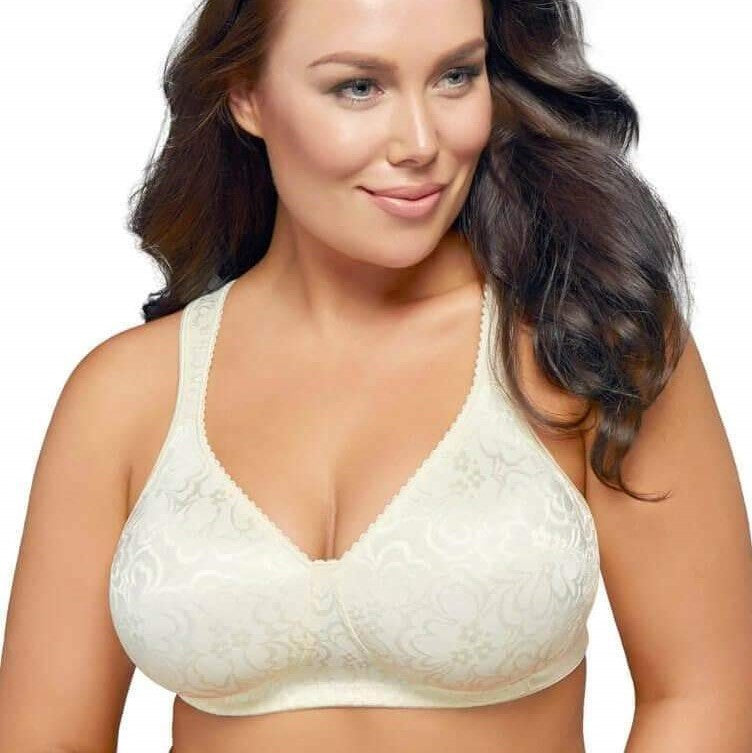 PLAYTEX Ultimate Lift and Support Wire Free Bra Y1055H - Blue Velvet/ Mother of Pearl/ Sandshell