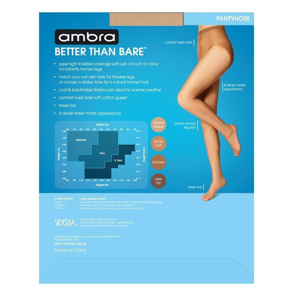 AMBRA Better than Bare Pantyhose BETTBPH