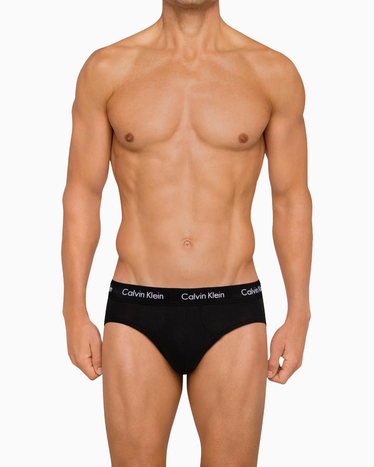 CALVIN KLEIN for Men - Cotton Stretch Hip Brief U2661 - 3Pack