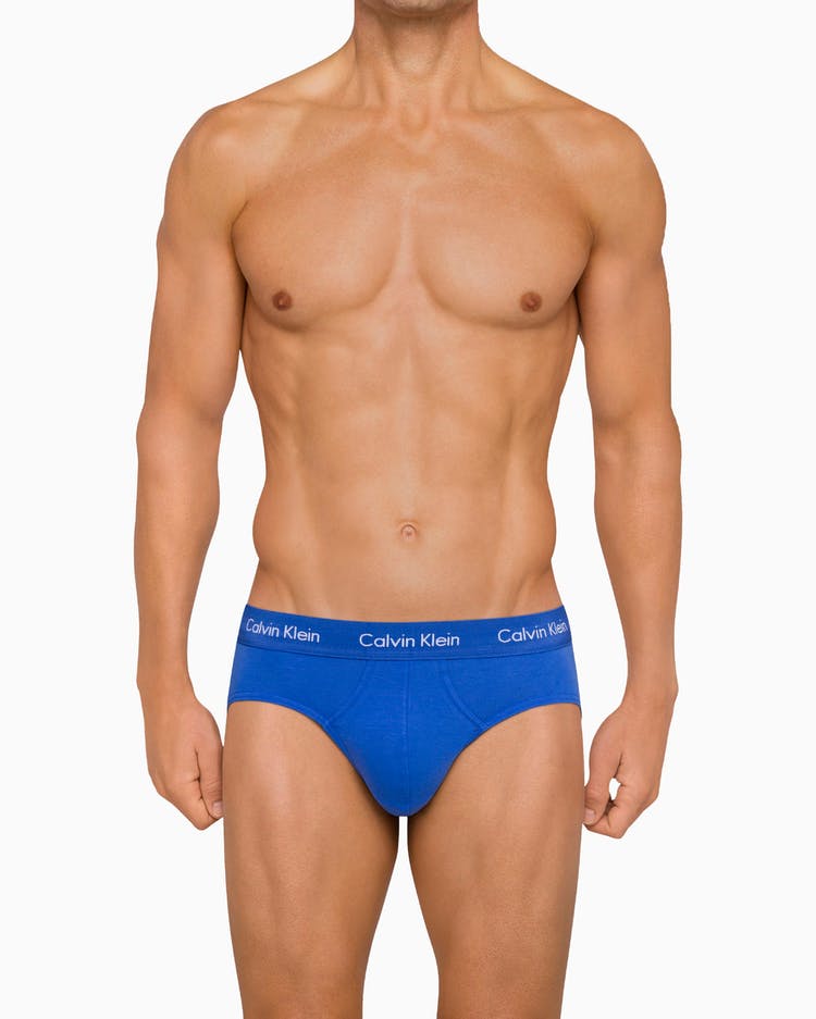 CALVIN KLEIN for Men - Cotton Stretch Hip Brief U2661 - 3Pack