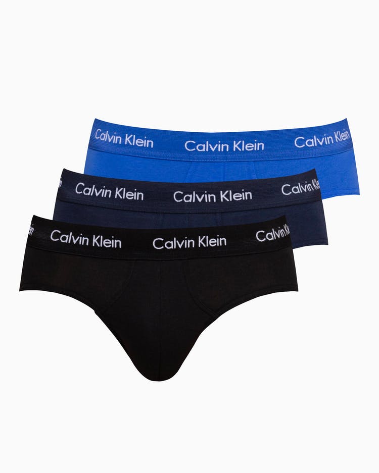 CALVIN KLEIN for Men - Cotton Stretch Hip Brief U2661 - 3Pack