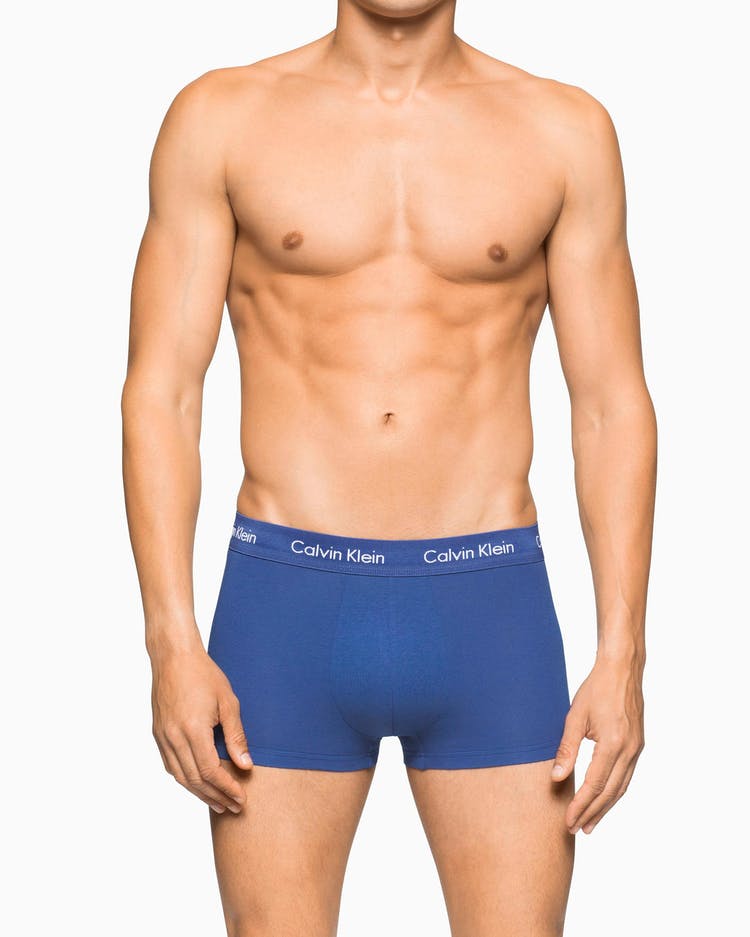 CALVIN KLEIN for Men - Cotton Stretch Low Rise Trunk U2664 - 3Pack