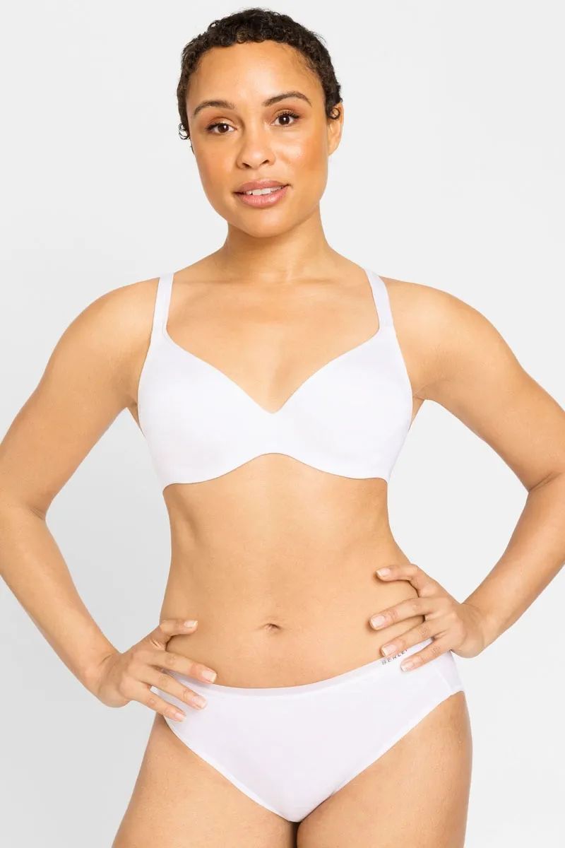 BERLEI Barely There Contour Bra Y250 - White – The Lingerie Bar