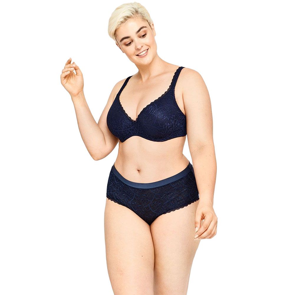 BERLEI Barely There Lace Contour Bra YYTP - Navy