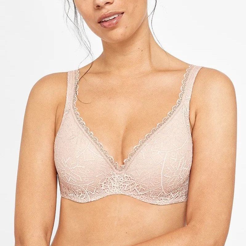 BERLEI Barely There Lace Contour Bra YYTP - Nude Lace