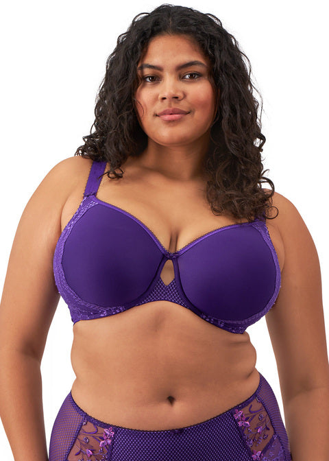 ELOMI Charley Moulded Spacer Uw Bra EL4383 - Iris