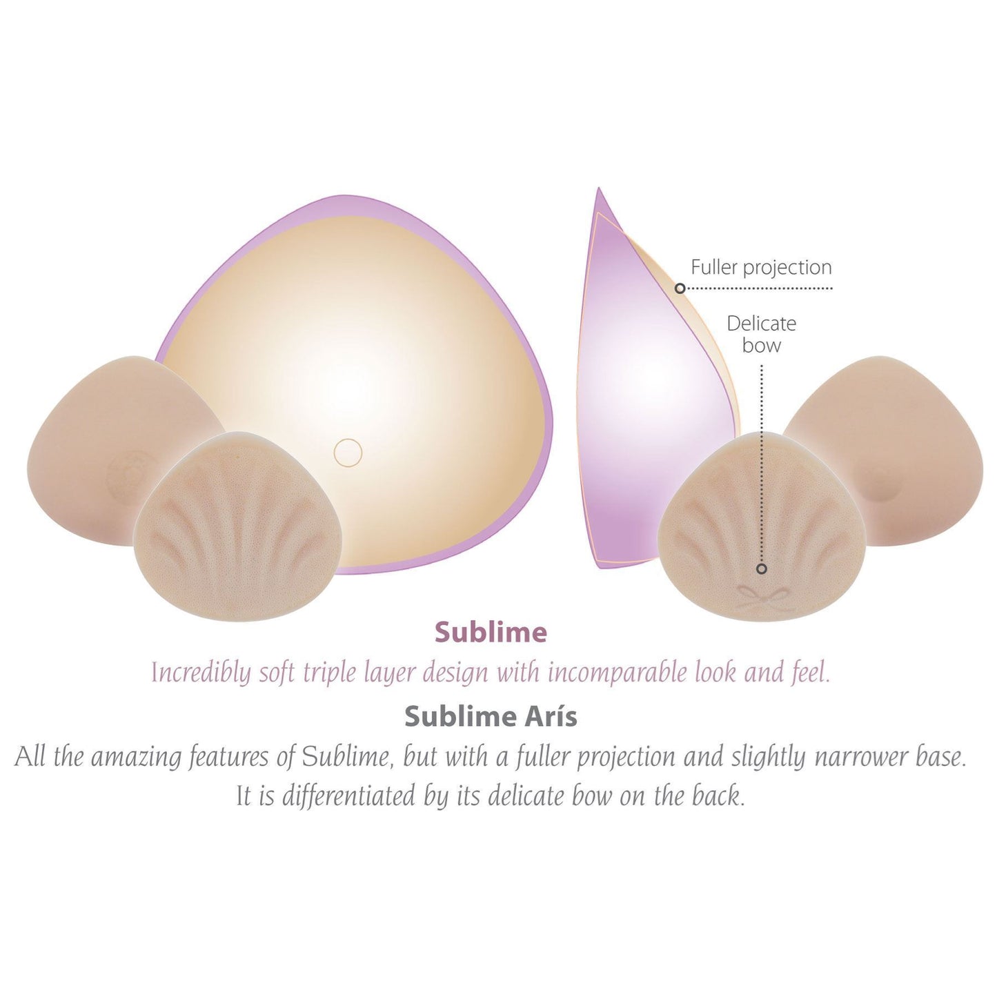 EXQUISITE BODIES Breast Form - Sublime Aris 151