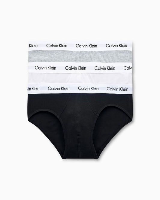 CALVIN KLEIN for Men - Cotton Stretch Hip Brief U2661 - 3Pack