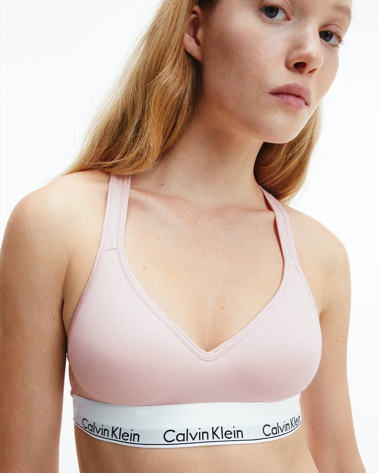 CALVIN KLEIN Invisible Lightly Lined Retro Bralette QF4783 – The