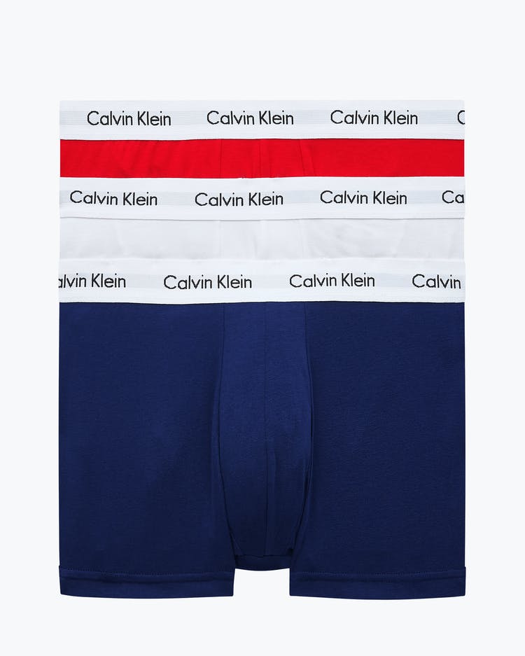 CALVIN KLEIN for Men - Cotton Stretch Low Rise Trunk U2664 - 3Pack