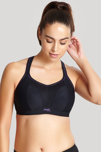 PANACHE Non Wired Sports Bra 7341 - Black