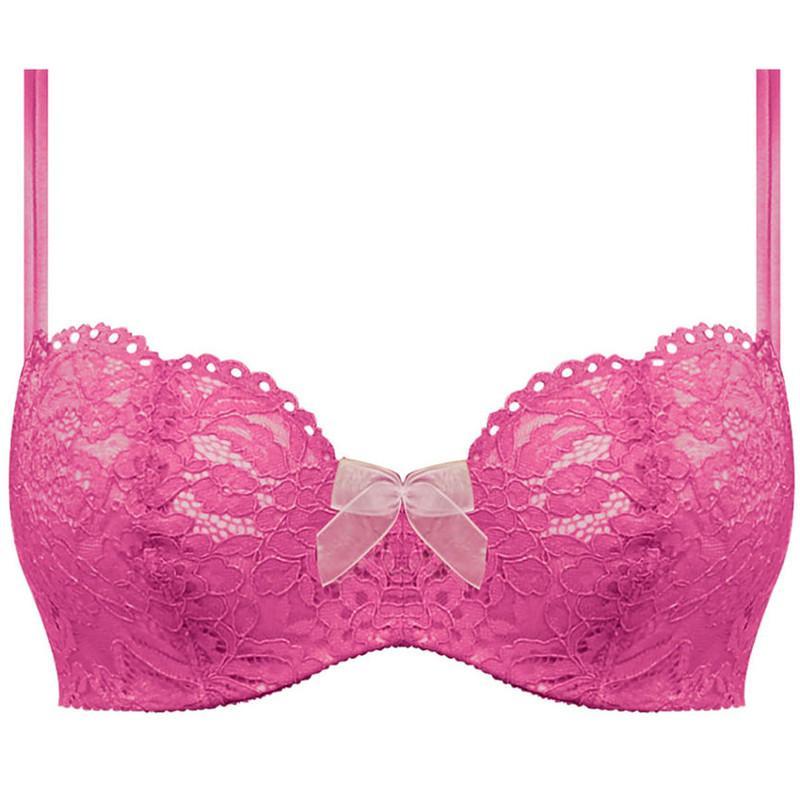 b.Tempt'd Ciao Bella Balconette Bra - Wineberry Available at The