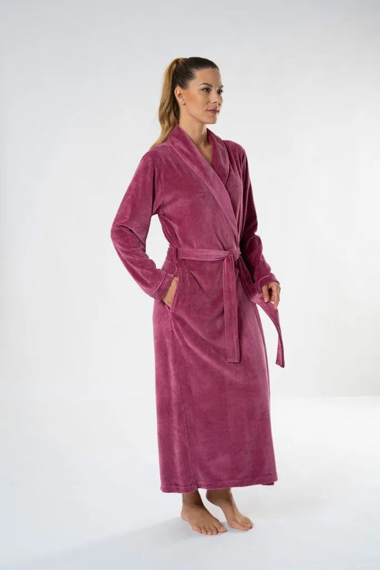 Buy Womens Soft Long Kimono Robes Lightweight Full Length Knit Bathrobe  With Pockets Ladies Casual Dressing Gown, Green, Small Online at Low Prices  in India - Amazon.in