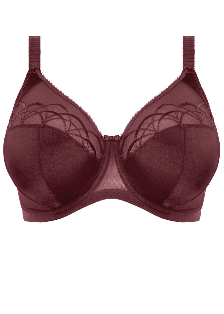 ELOMI Cate Uw Bra EL4030 - Raisin – The Lingerie Bar