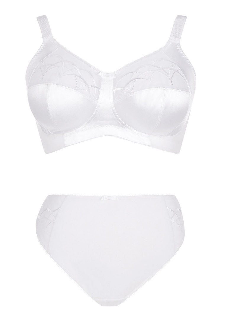 ELOMI Cate Non Wired Bra EL4033 - White – The Lingerie Bar