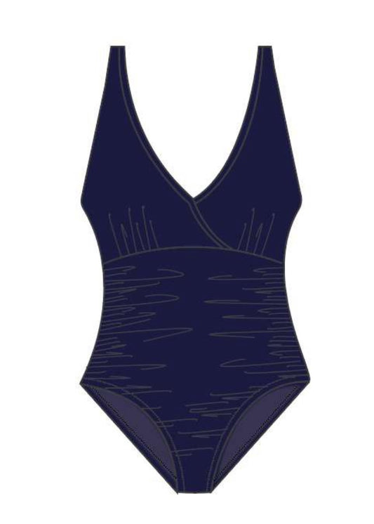 CHERRYLANE Plain One Piece Swimsuit 70802