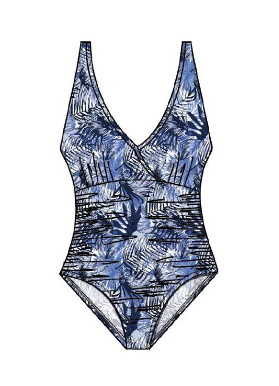 CHERRYLANE Palm One Piece Swimsuit 70812