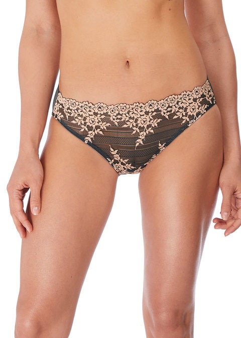 WACOAL Embrace Lace Brief WA064391 - Black/ Nude