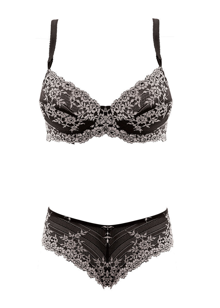 WACOAL Embrace Lace Brief WA064391 - Black/ Nude