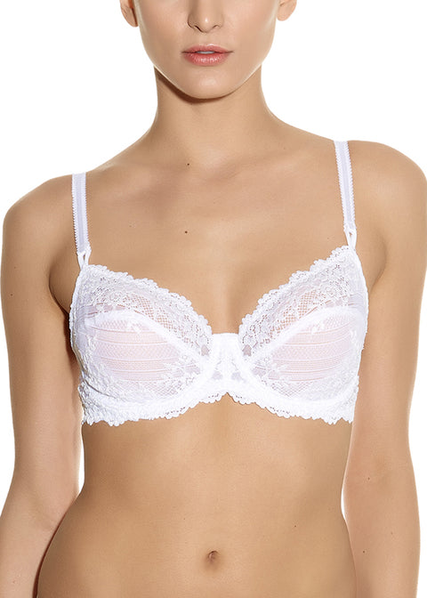 WACOAL Embrace Lace Stretch Lace Bra WA065191 - White