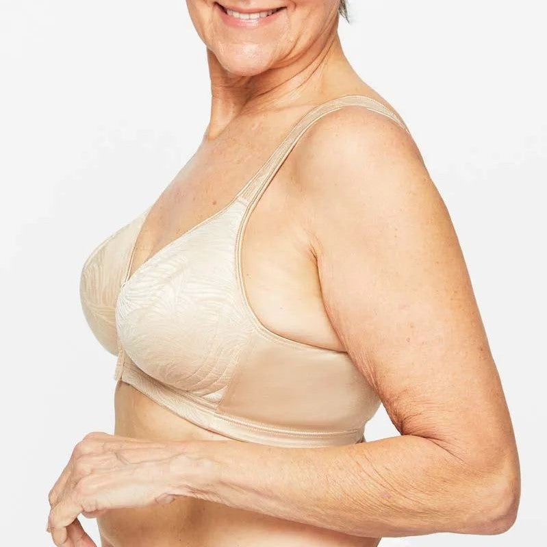 Playtex Front Closing Wirefree Posture Bra In Nude ONLY Y1277H