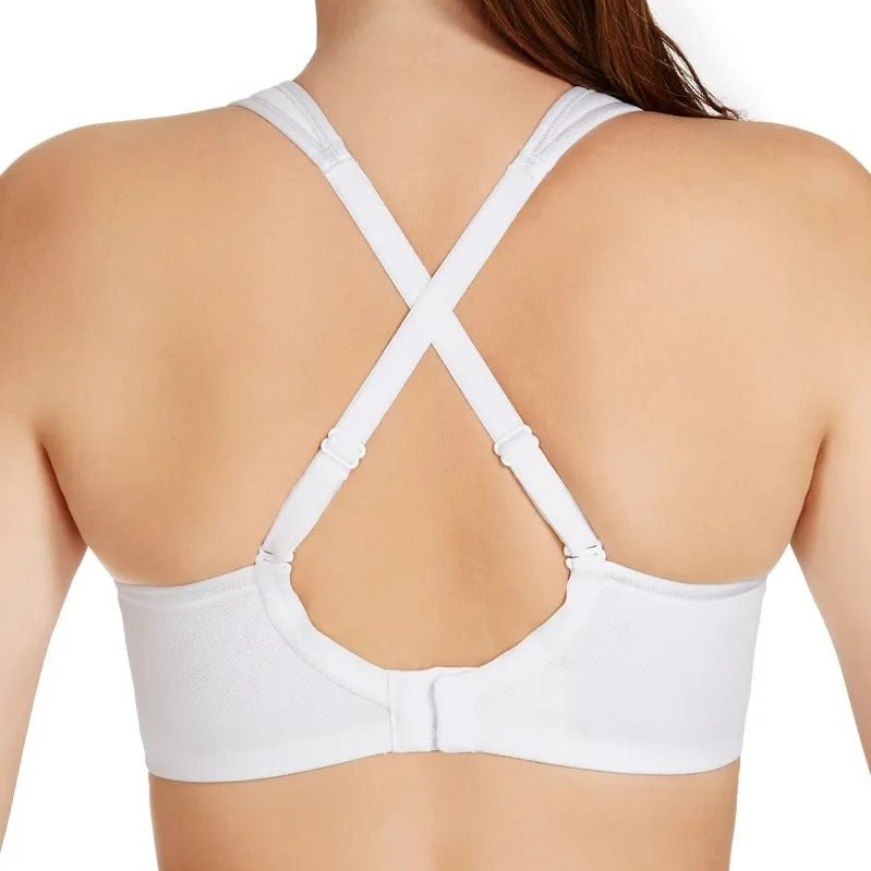 BERLEI Full Support Non-Padded Sports Wired Bra Y533WB - White/ Nude Glow/ Print