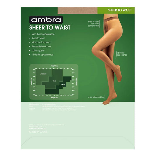 AMBRA Sheer To Waist Classic Tights SHETWPH