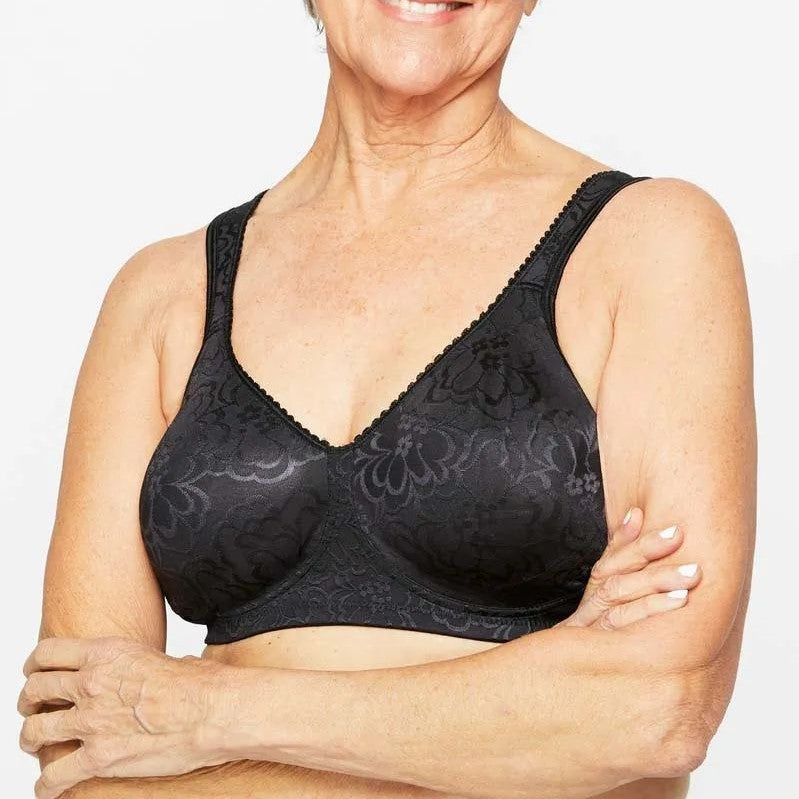 PLAYTEX Ultimate Lift and Support Wire Free Bra Y1055H - Black/ Nude/ White